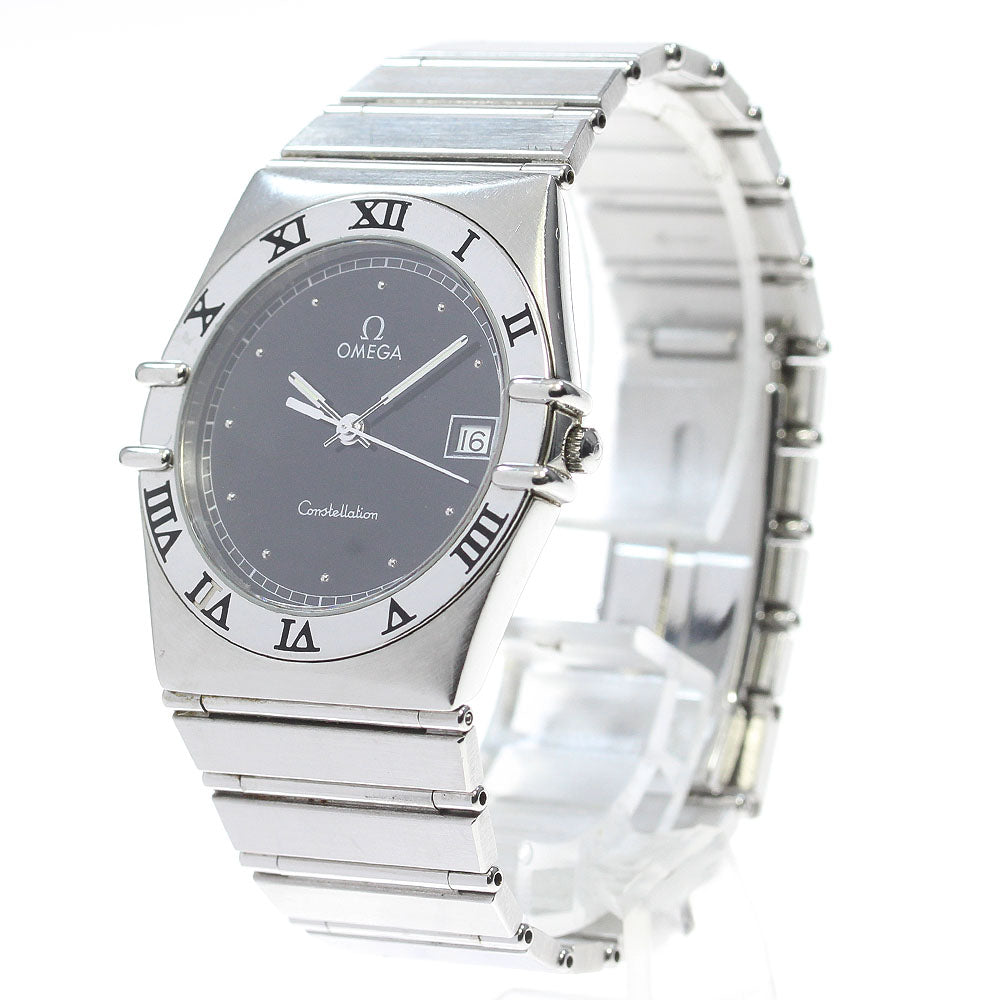 OMEGA Constellation Date Black Dial Quartz Men's Watch_866821
