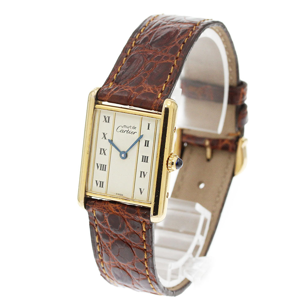 CLOSER Store - CLOSER Limited - CARTIER Must tank LM beige Dial
