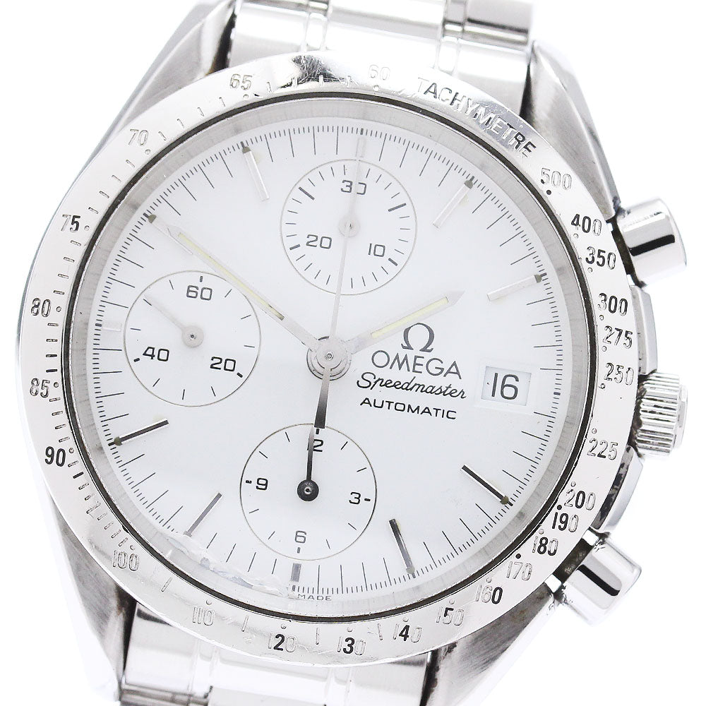OMEGA Speedmaster 3511.20 Date Chronograph white Dial Automatic Men's_866836