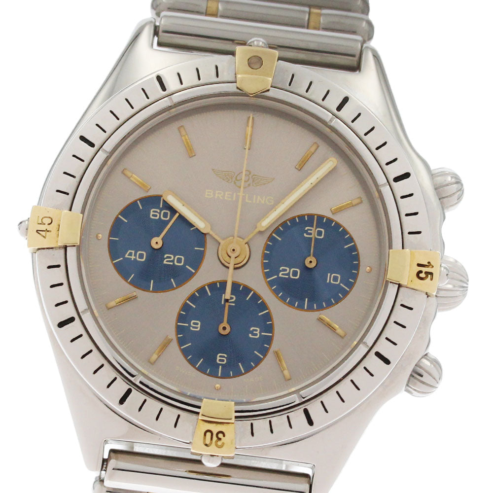 BREITLING Callisto 80520-D Chronograph gold Dial Hand Winding Boy's Watch_866842