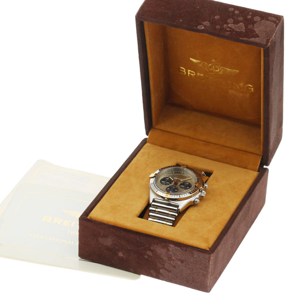BREITLING Callisto 80520-D Chronograph gold Dial Hand Winding Boy's Watch_866842