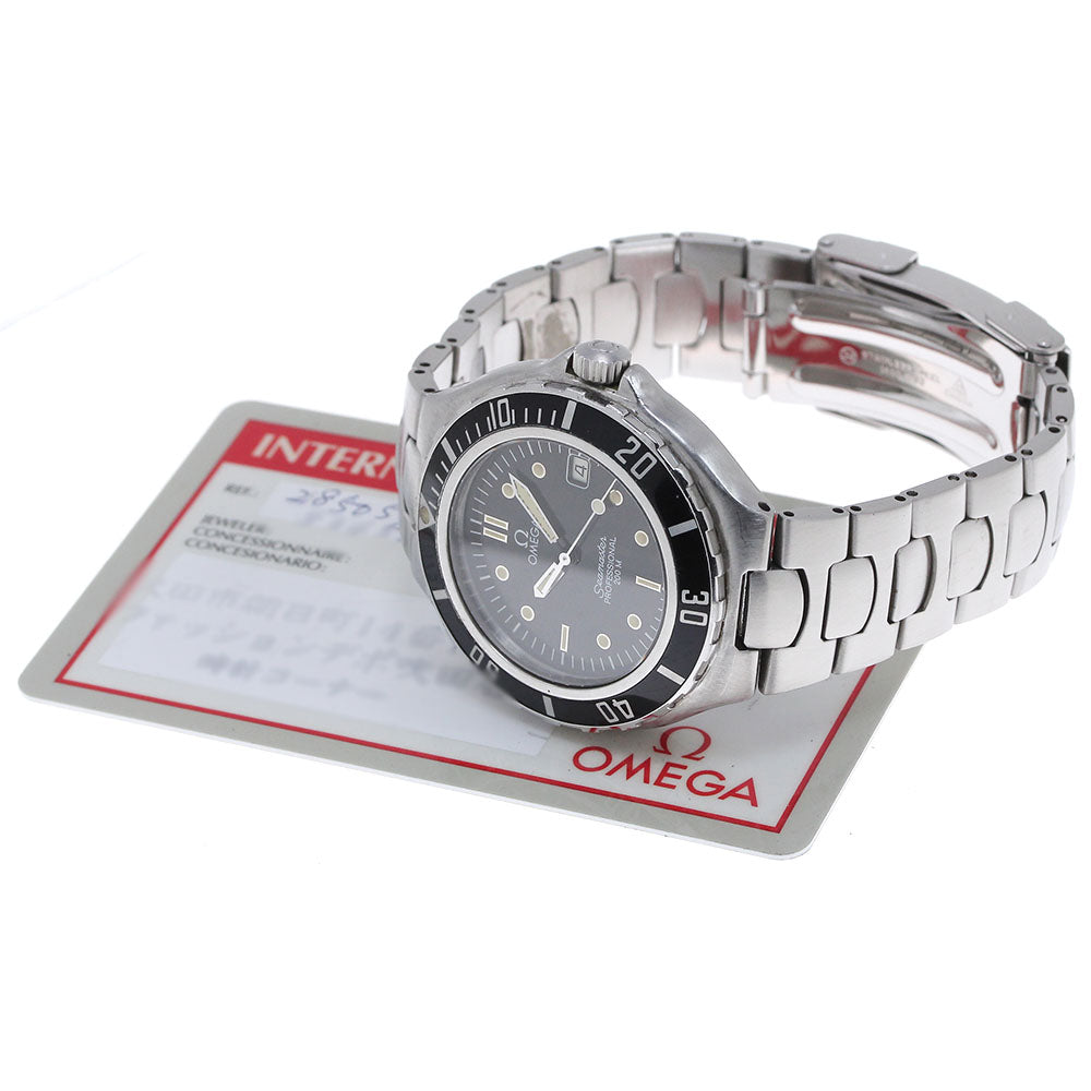 OMEGA Seamaster200m 2850.50.02 Date black Dial Quartz Men's Watch_866847