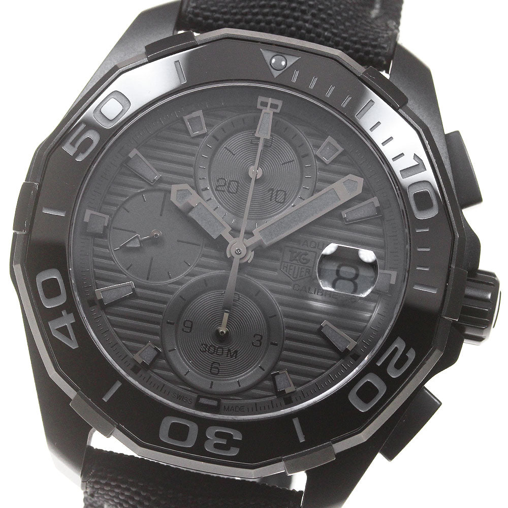 TAG HEUER Aqua Racer Black Phantom CAY218B Caliber 16 Automatic Men's_866915