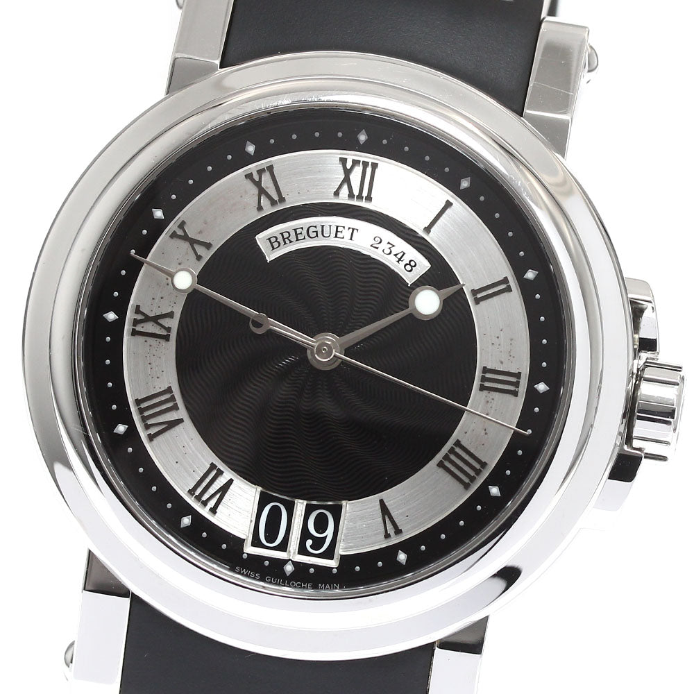 Breguet Marine 2 5817ST/92/5V8 Large date black Dial Automatic Mens Watch_866919