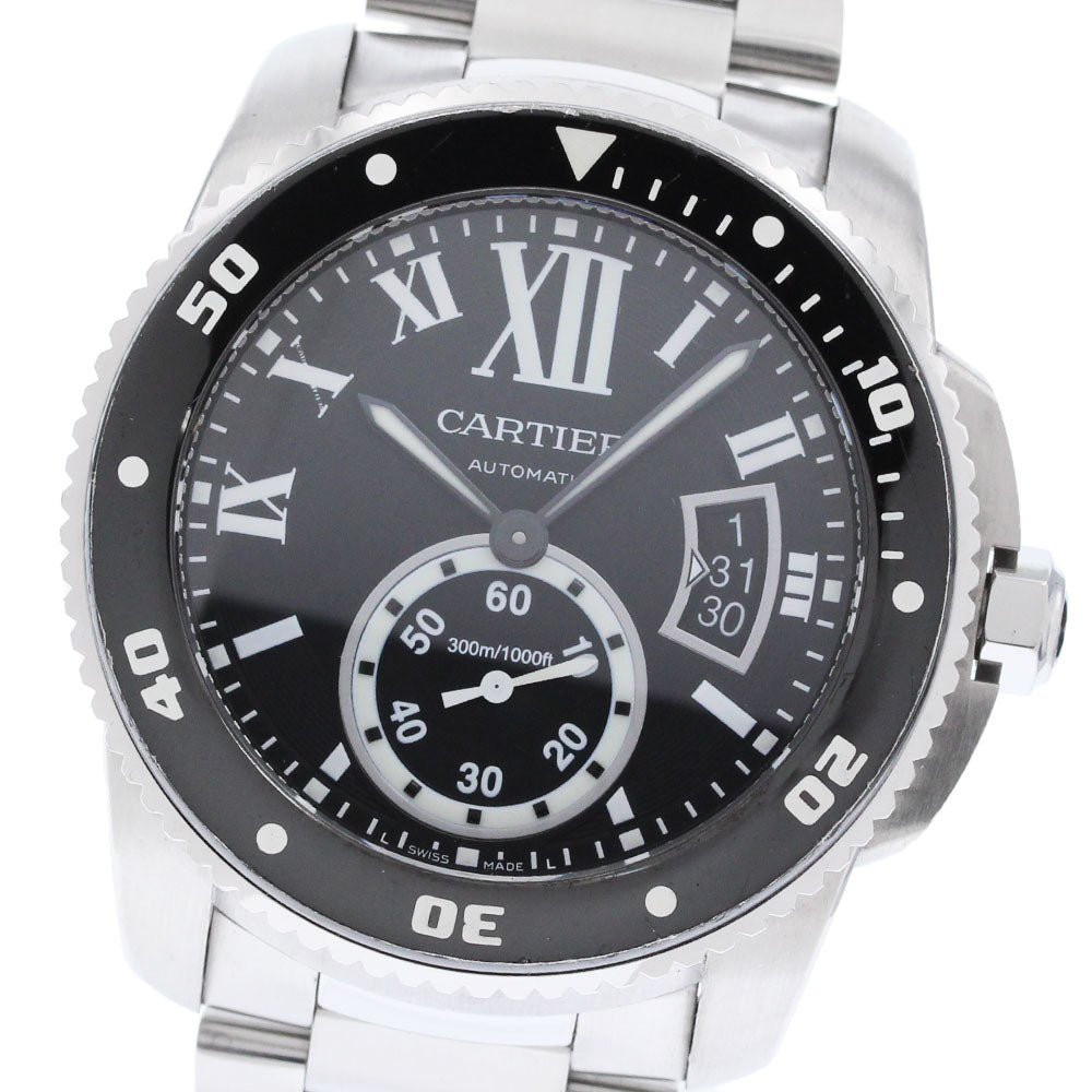 CARTIER Caliber de Cartier Diver W7100057 Date Automatic Men's Watch_866937