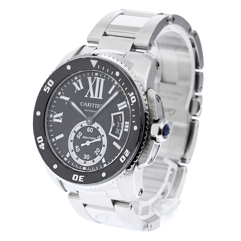 CARTIER Caliber de Cartier Diver W7100057 Date Automatic Men's Watch_866937
