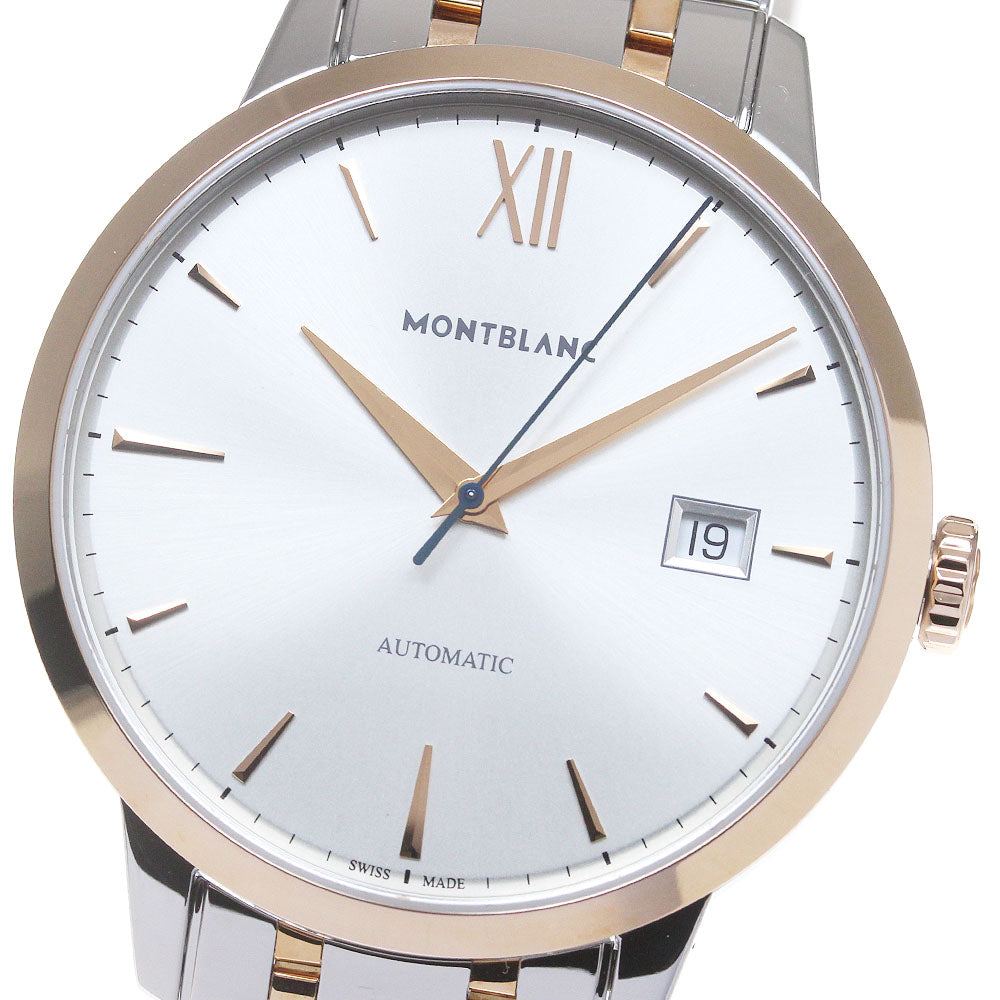 MONTBLANC Heritage Spirit 111625 Date Silver Dial Automatic Men's Watch_866950