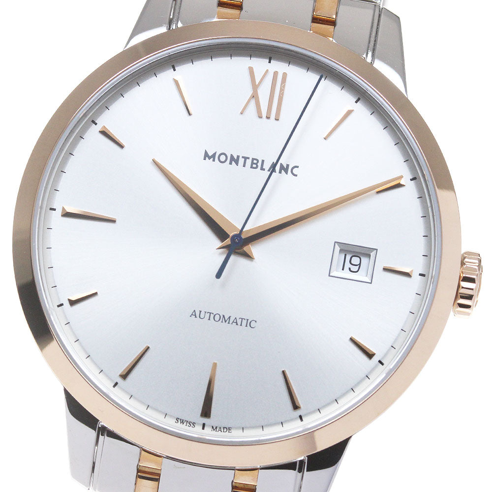 MONTBLANC Heritage Spirit 111625 Date Silver Dial Automatic Men's Watch_866951