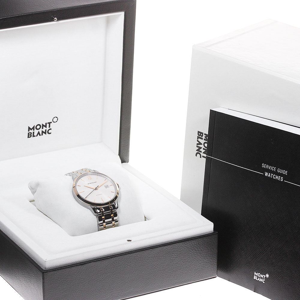 MONTBLANC Heritage Spirit 111625 Date Silver Dial Automatic Men's Watch_866951