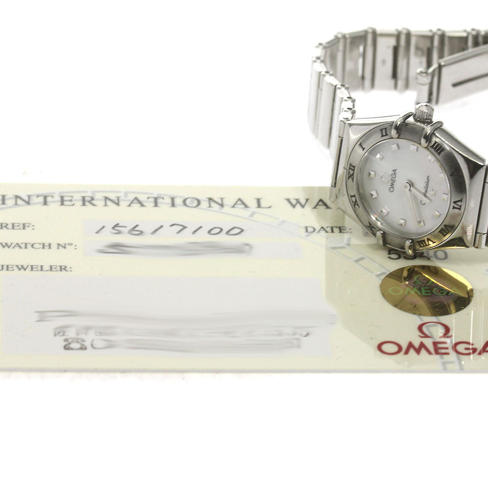 OMEGA Constellation Mini My Choice 1561.71 White shell Dial Quartz Ladies_866968