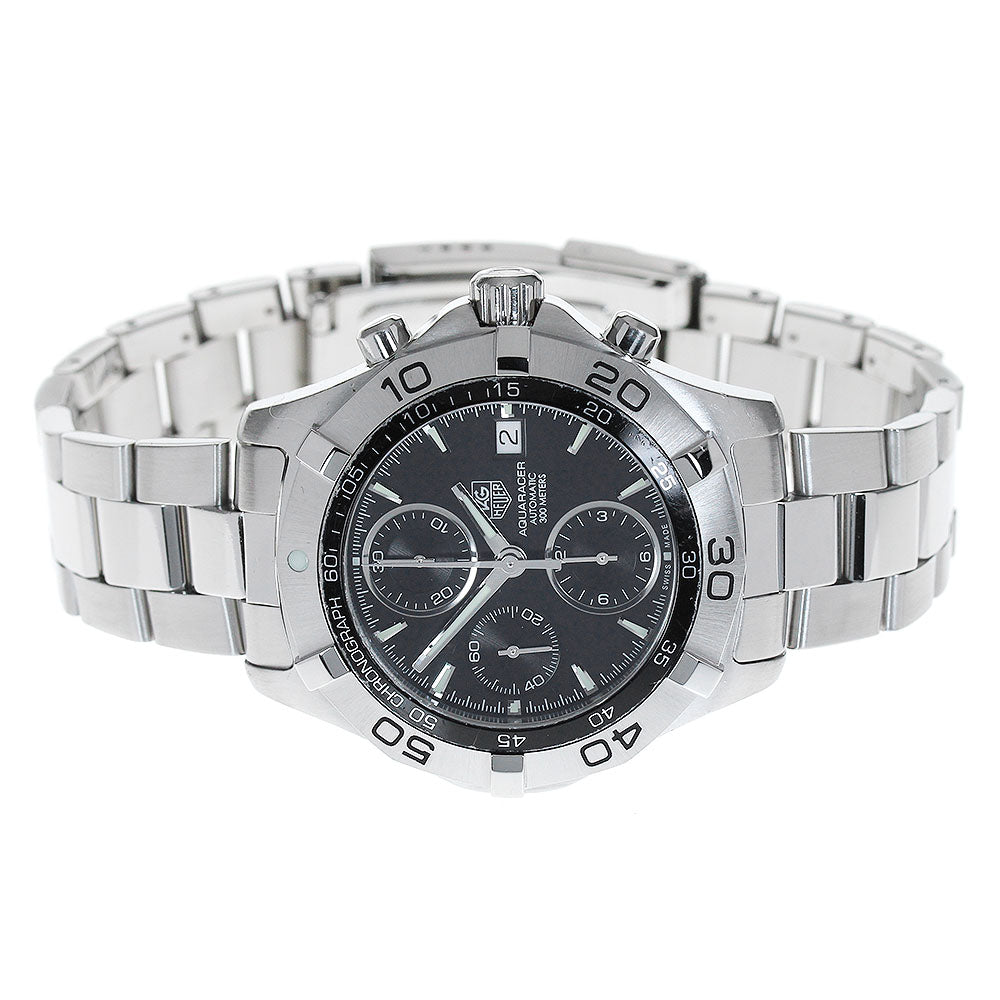 TAG HEUER Aqua racer CAF2110 Chronograph black Dial Automatic Men's Watch_866979