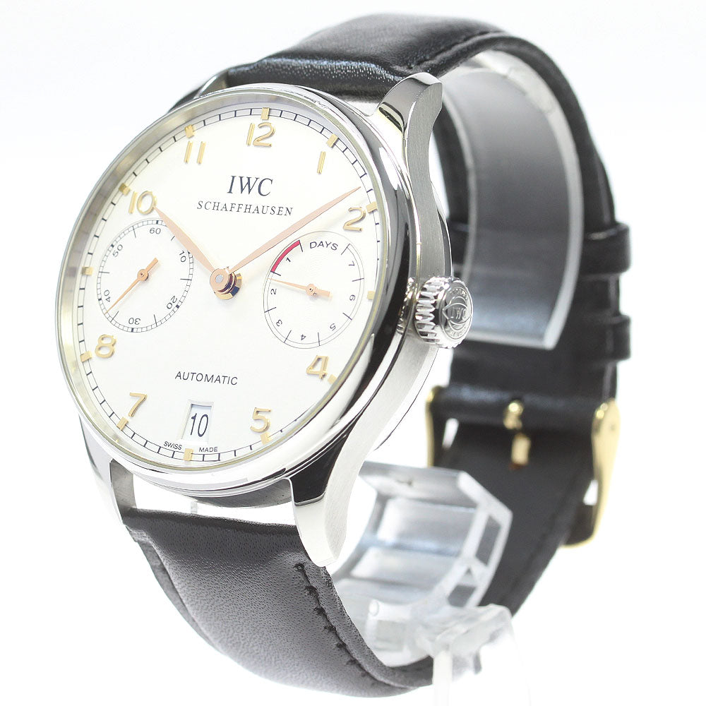 IWC SCHAFFHAUSEN Portugese IW500114 7 Days Date Automatic Men's Watch_866986