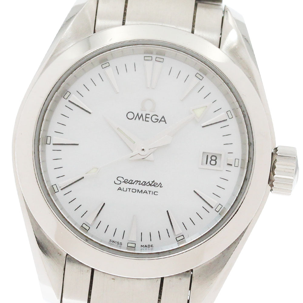 OMEGA Seamaster Aqua Terra 2573.70 Date White shell Dial Automatic Ladies Watch_867002