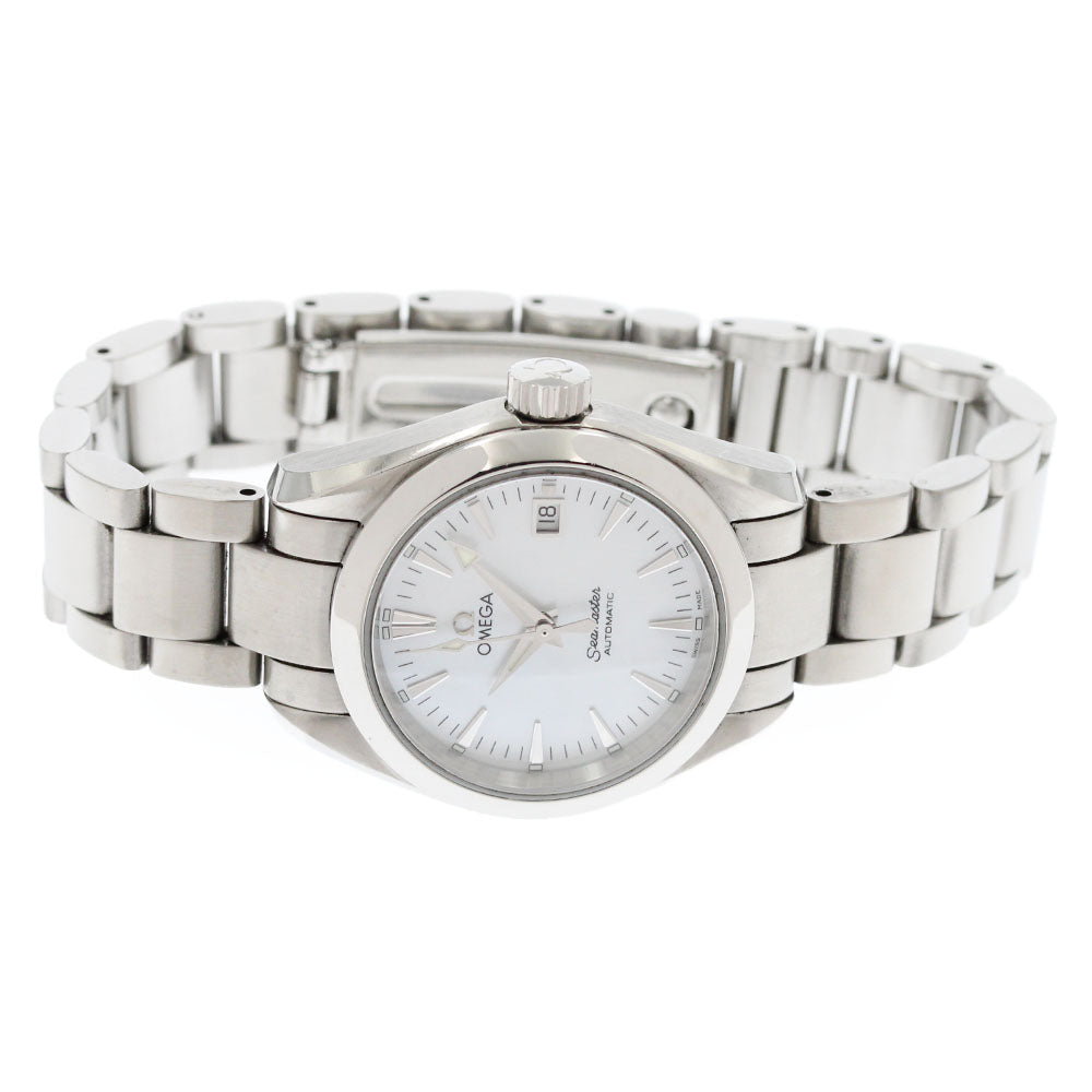 OMEGA Seamaster Aqua Terra 2573.70 Date White shell Dial Automatic Ladies Watch_867002