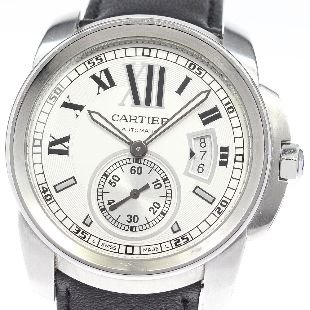 CARTIER Calibur de Cartier W7100037 Date Silver Dial Automatic Men's_867003