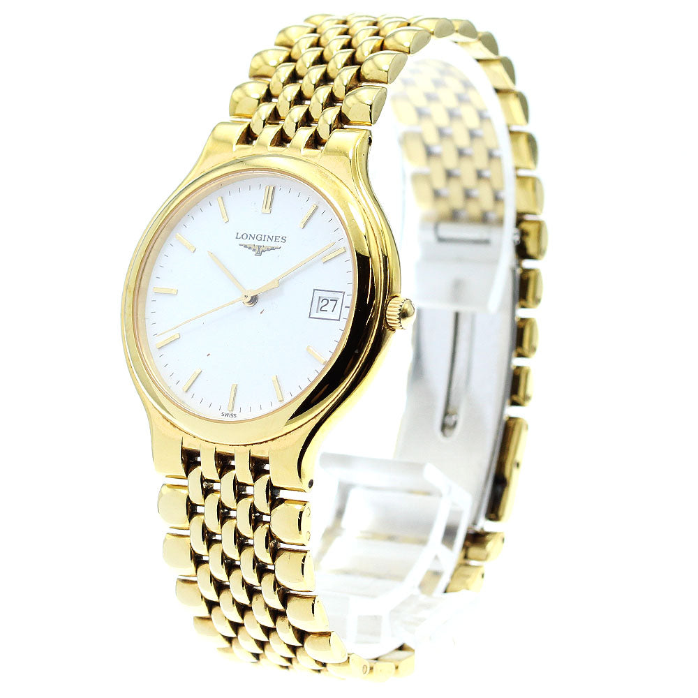 LONGINES Grand classic L5.632.2 Date white Dial Quartz Men's Watch_867011