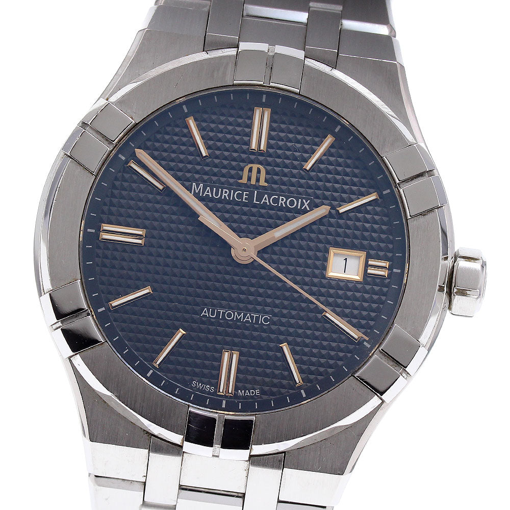 MAURICE LACROIX Icon AI6008 Date black Dial Automatic Men's Watch_867012