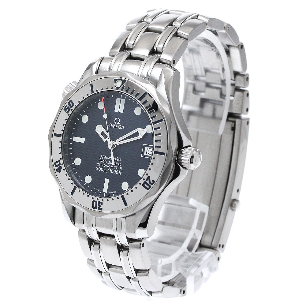 OMEGA Seamaster300 2552.80 Date Navy Dial Automatic Boy's Watch_867035