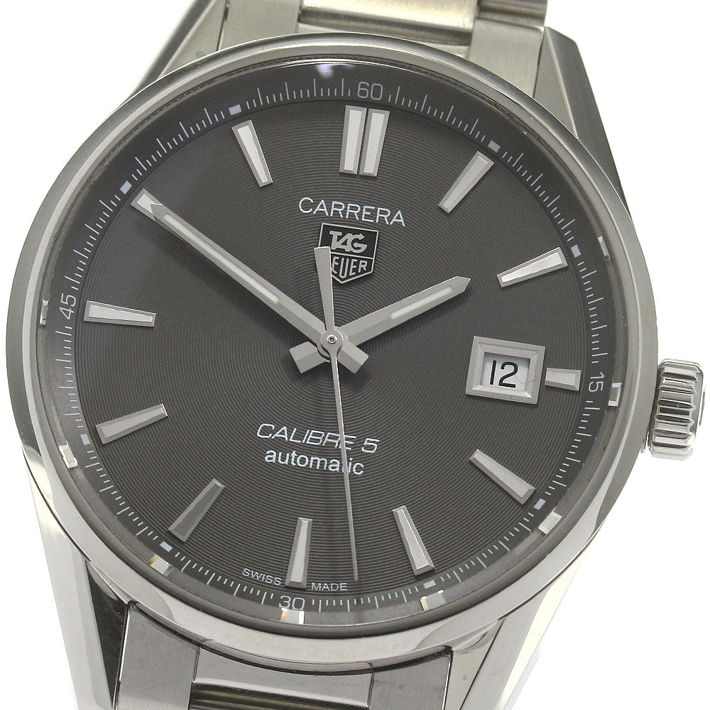 TAG HEUER Carrera Caliber 5 WAR211C-4 Date gray Dial Automatic Men's_867047