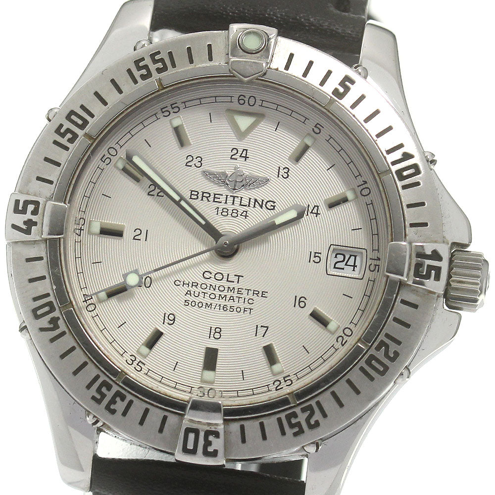 BREITLING Colt Ocean A17350 Date Silver Dial Automatic Men's Watch_867068