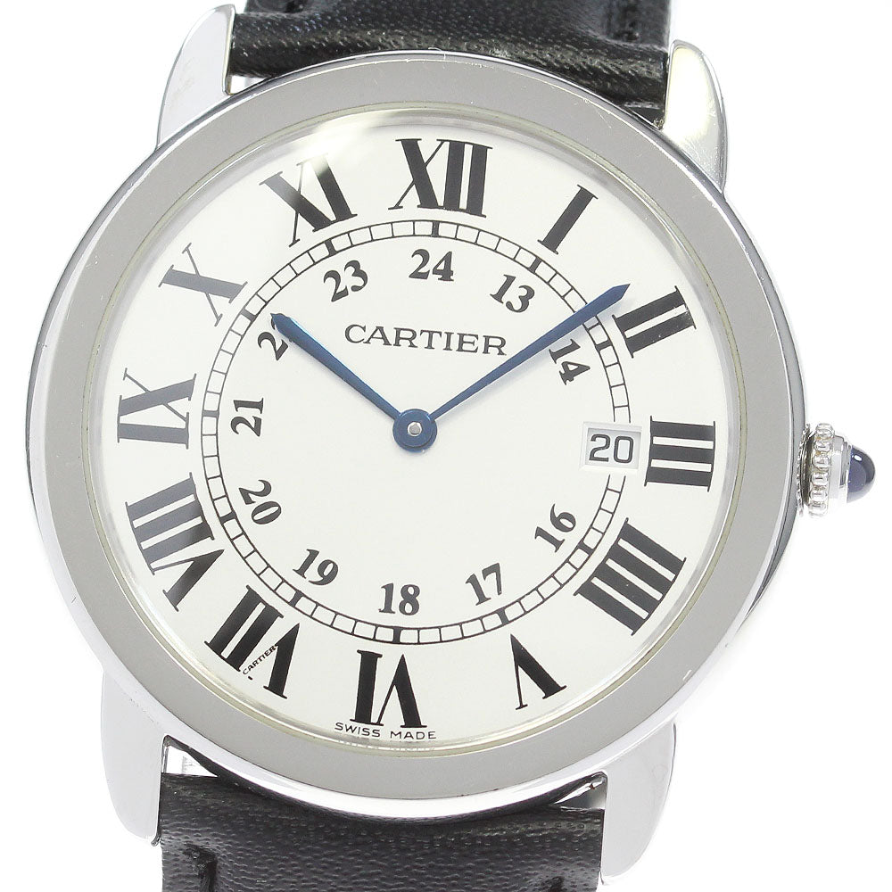 CARTIER Ronde Solo de Cartier 36mm W6700255 Date Silver Dial Quartz Men's_867070