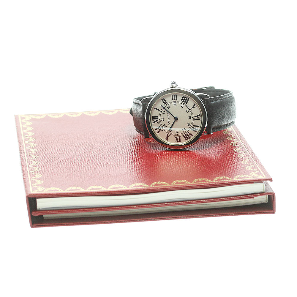 CARTIER Ronde Solo de Cartier 36mm W6700255 Date Silver Dial Quartz Men's_867070