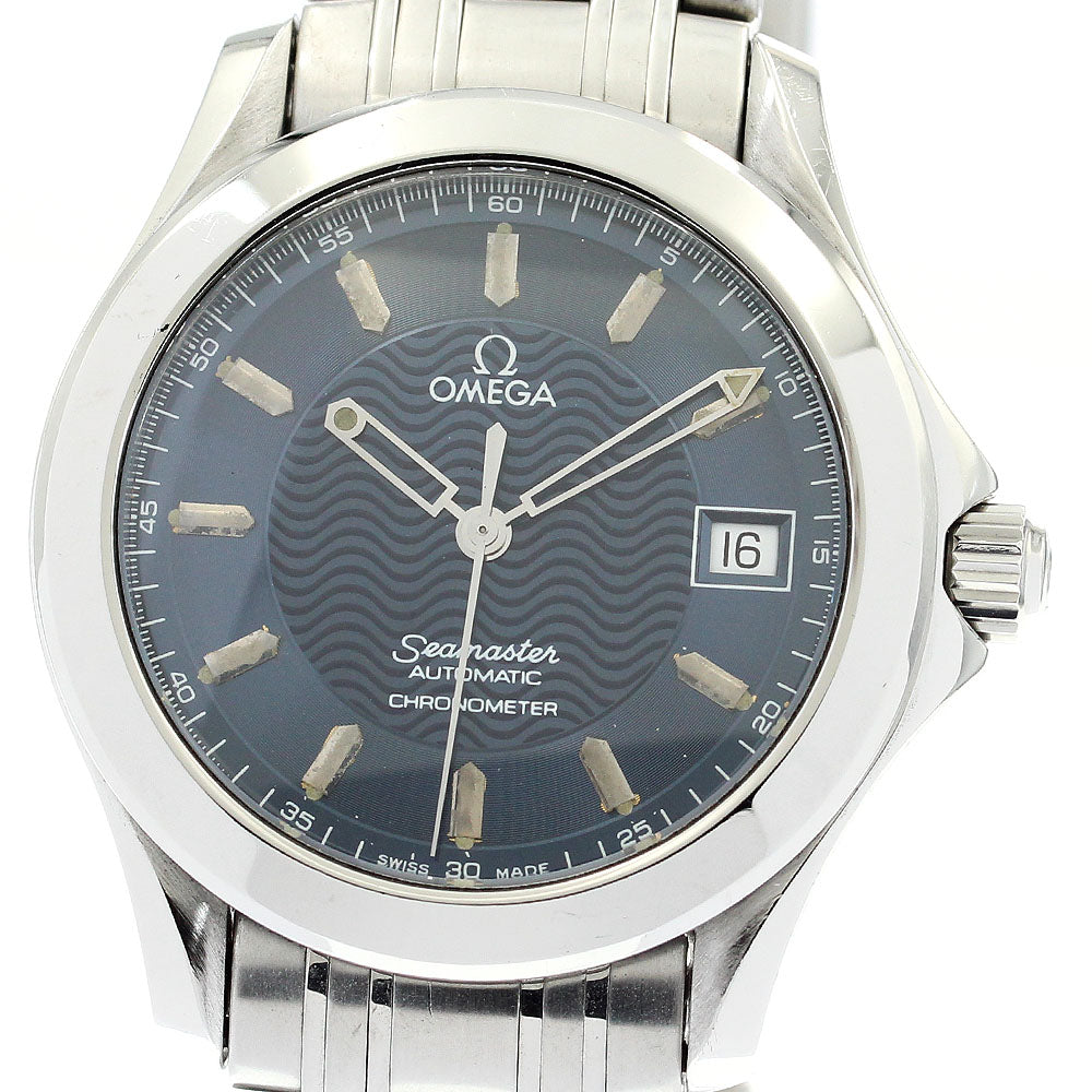 OMEGA Seamaster120 2501.81 Date Navy Dial Automatic Men's Watch_867127