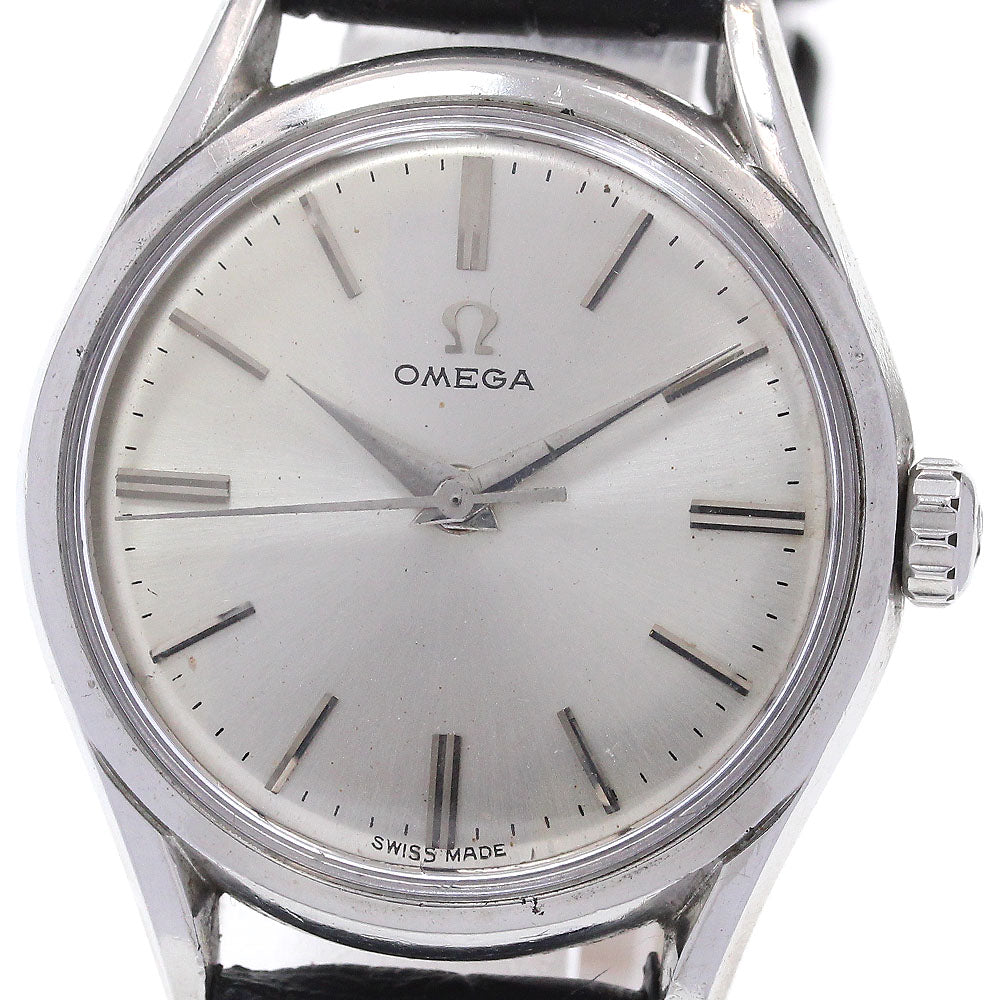 OMEGA 2667-2 Vintage Cal.420 Silver Dial Hand Winding Men's Watch_867133