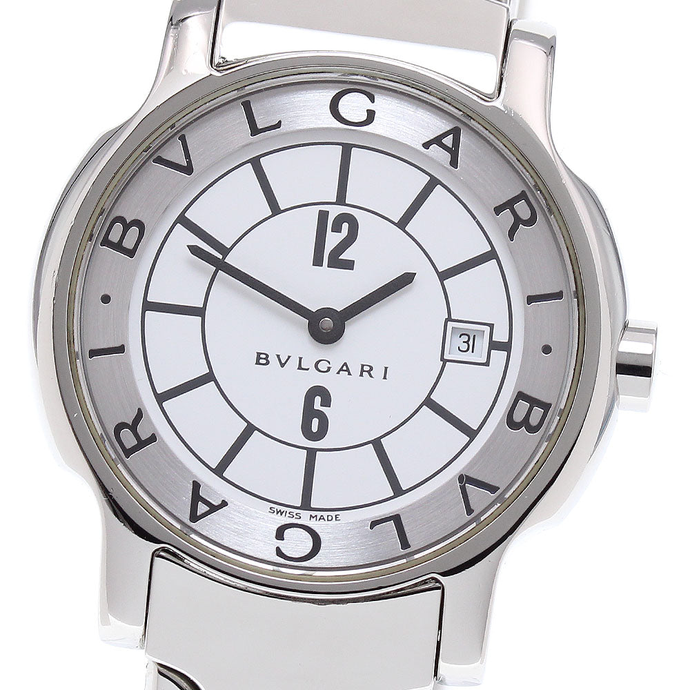 BVLGARI Solo tempo ST29S Date White / Silver Dial Quartz Ladies Watch_867182