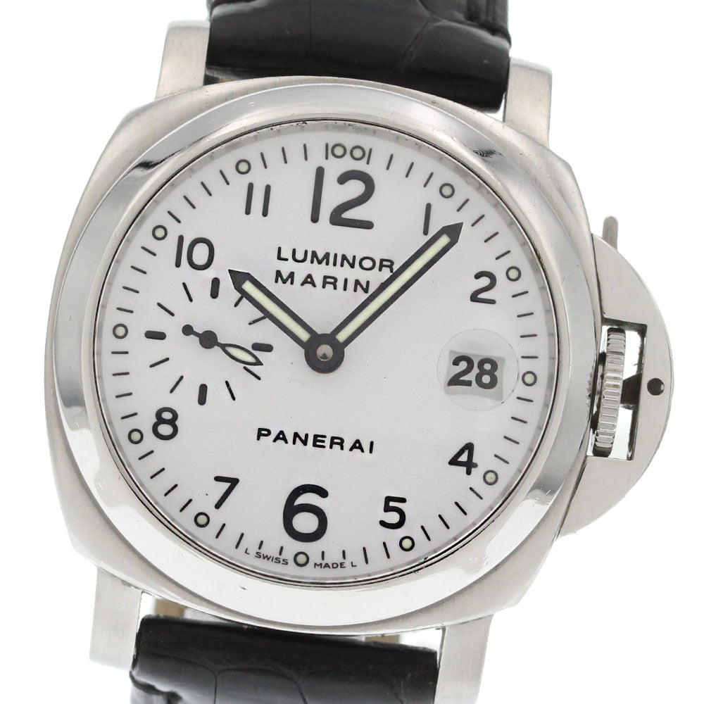 PANERAI Luminor Marina PAM00049 Small seconds white Dial Automatic Men's Watch_867184