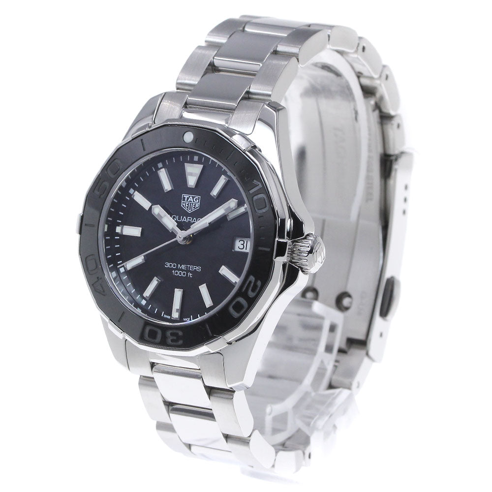 TAG HEUER Aqua racer WAY131K Date Black shell Dial Quartz Ladies Watch_867224