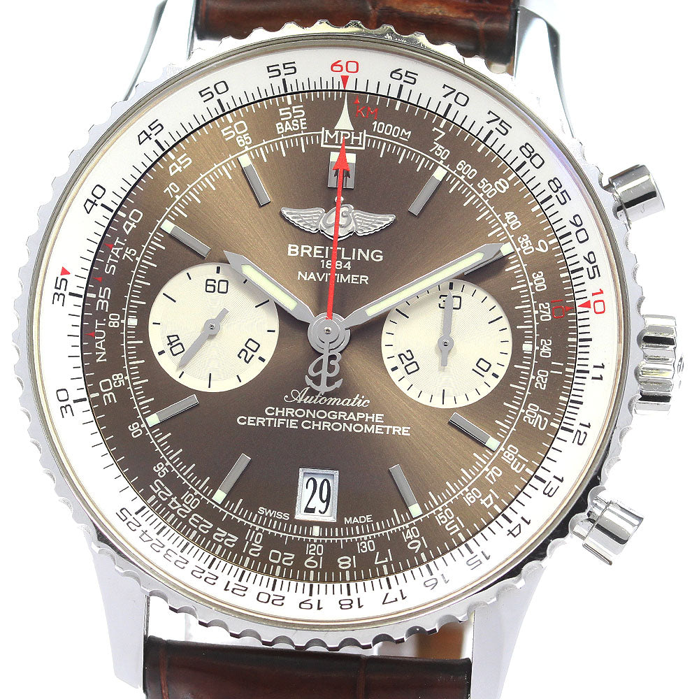 BREITLING Navitimer Pan American AB0126 Chronograph limited to 100 Brown / Silver Dial Automatic Men's Watch_867226