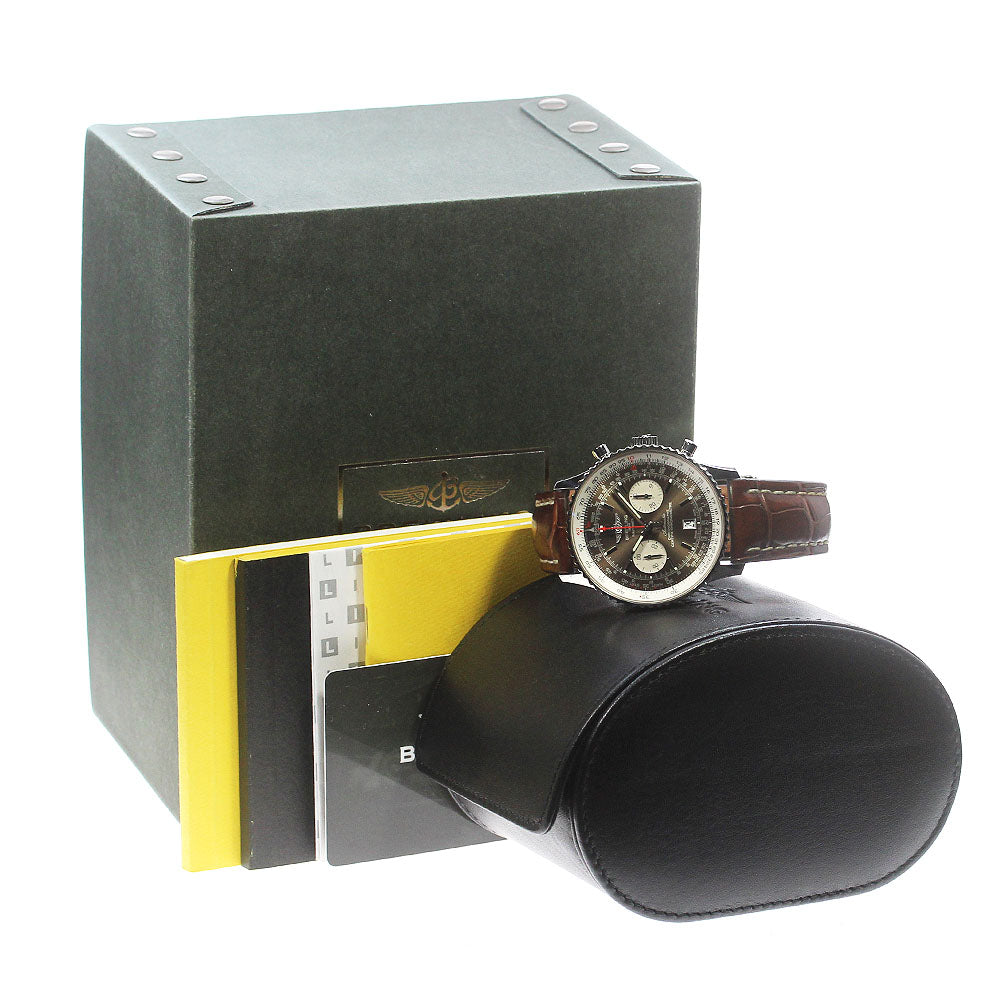 BREITLING Navitimer Pan American AB0126 Chronograph limited to 100 Brown / Silver Dial Automatic Men's Watch_867226