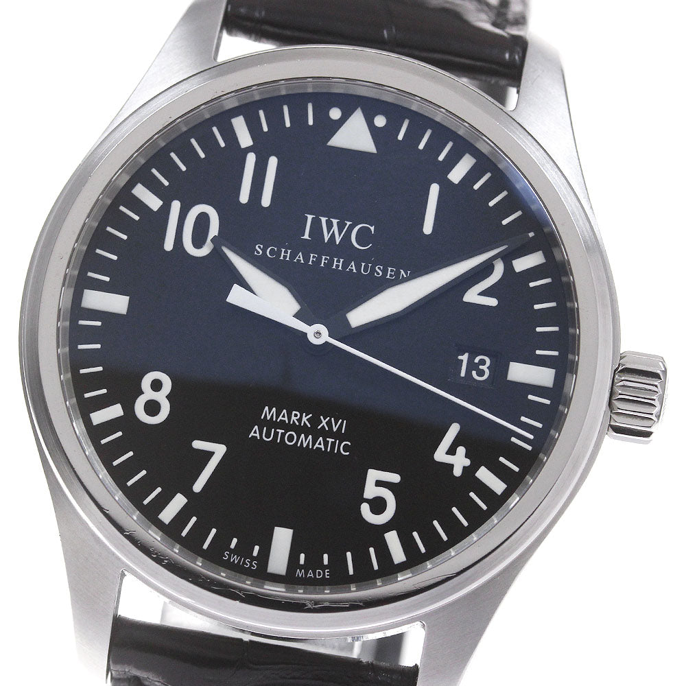 IWC SCHAFFHAUSEN Pilot's watch mark XVI IW325501 Date black Dial Automatic Men's Watch_867231