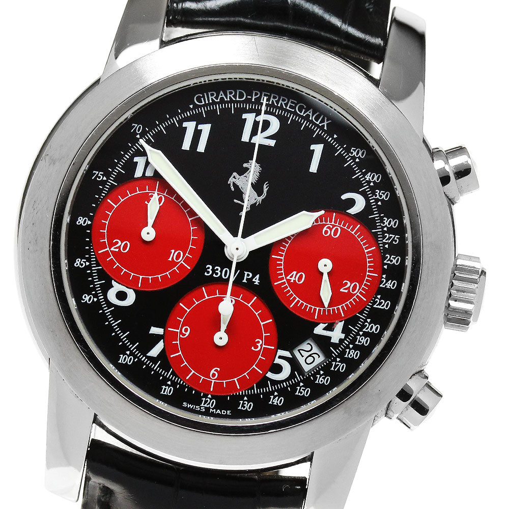 GIRARD PERREGAUX Ferrari 8028 Chronograph Black / red Dial Automatic Men's Watch_867239