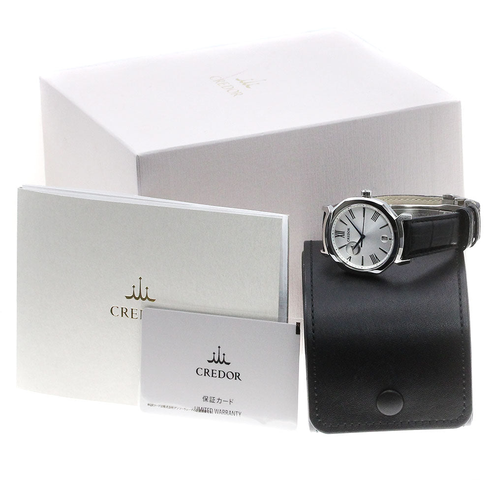 SEIKO CREDOR Linearx GCLH977/7R88-0AS0 Power reserve Silver Dial Spring drive Men's Watch_867250