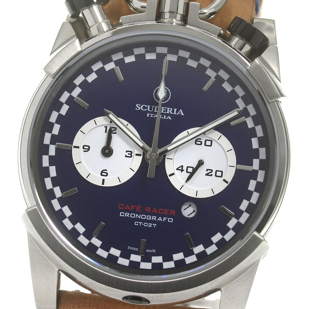CT SCUDERIA Cafe Racer CS20120 Chronograph Blue Dial Quartz Men's Watch_867260