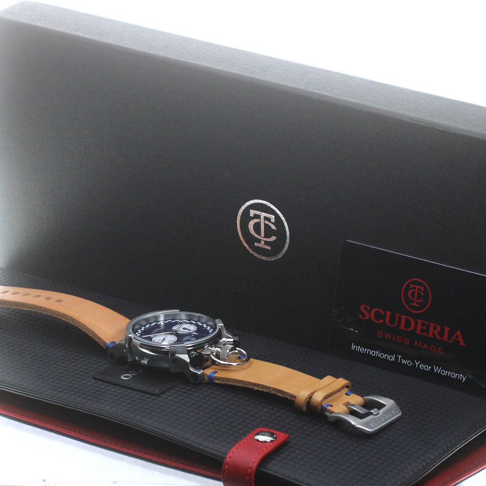CT SCUDERIA Cafe Racer CS20120 Chronograph Blue Dial Quartz Men's Watch_867260