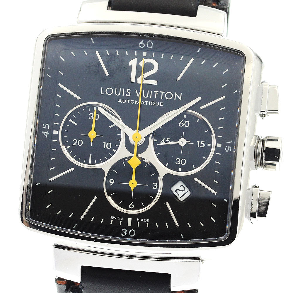 LOUIS VUITTON Speedy Q212G Chronograph black Dial Automatic Men's Watch_867268