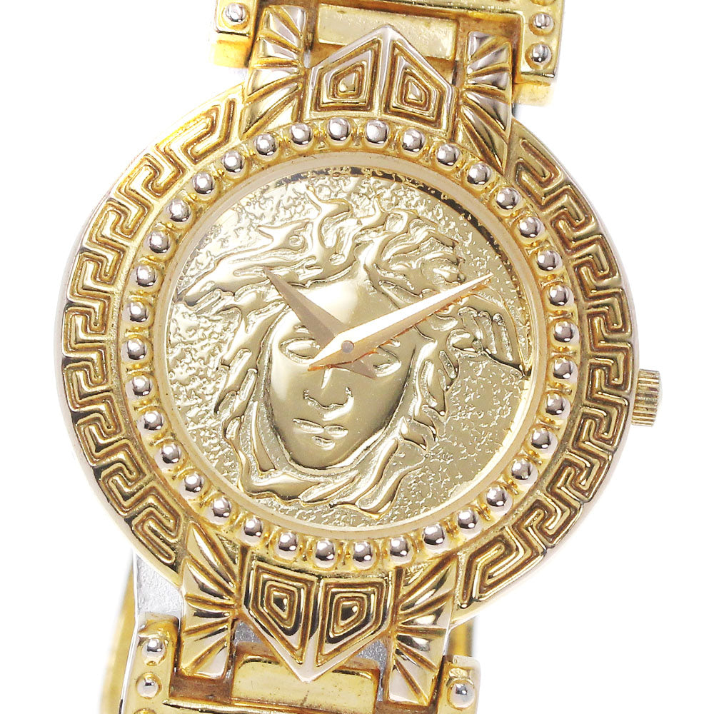 VERSACE Medusa 7008012 Gold Dial Quartz Ladies Watch_867269