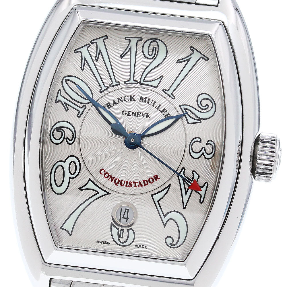 FRANCK MULLER Conquistador 8001SC Date Silver Dial Automatic Men's Watch_867302