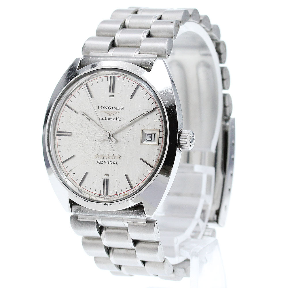 LONGINES Admiral Date 5 Star Vintage Silver Dial Automatic Men's Watch_867307