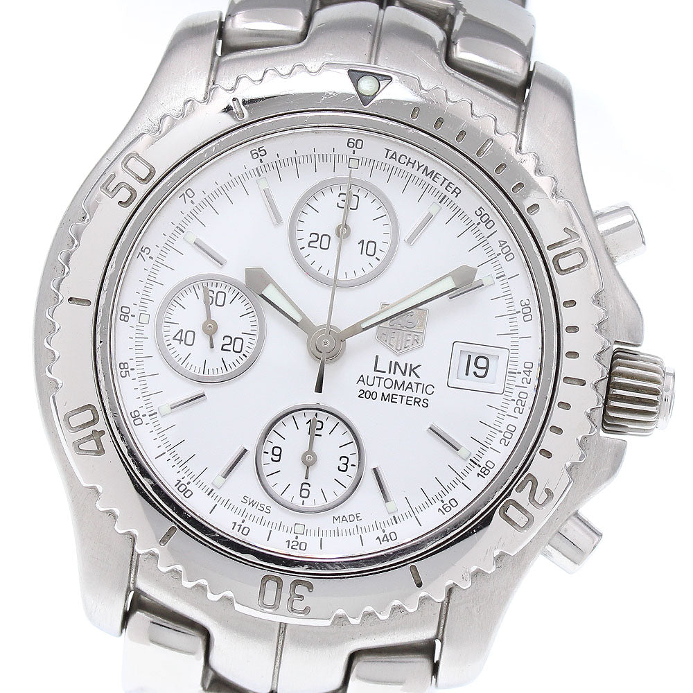 TAG HEUER Link CT2112 Chronograph white Dial Automatic Men's Watch_867313