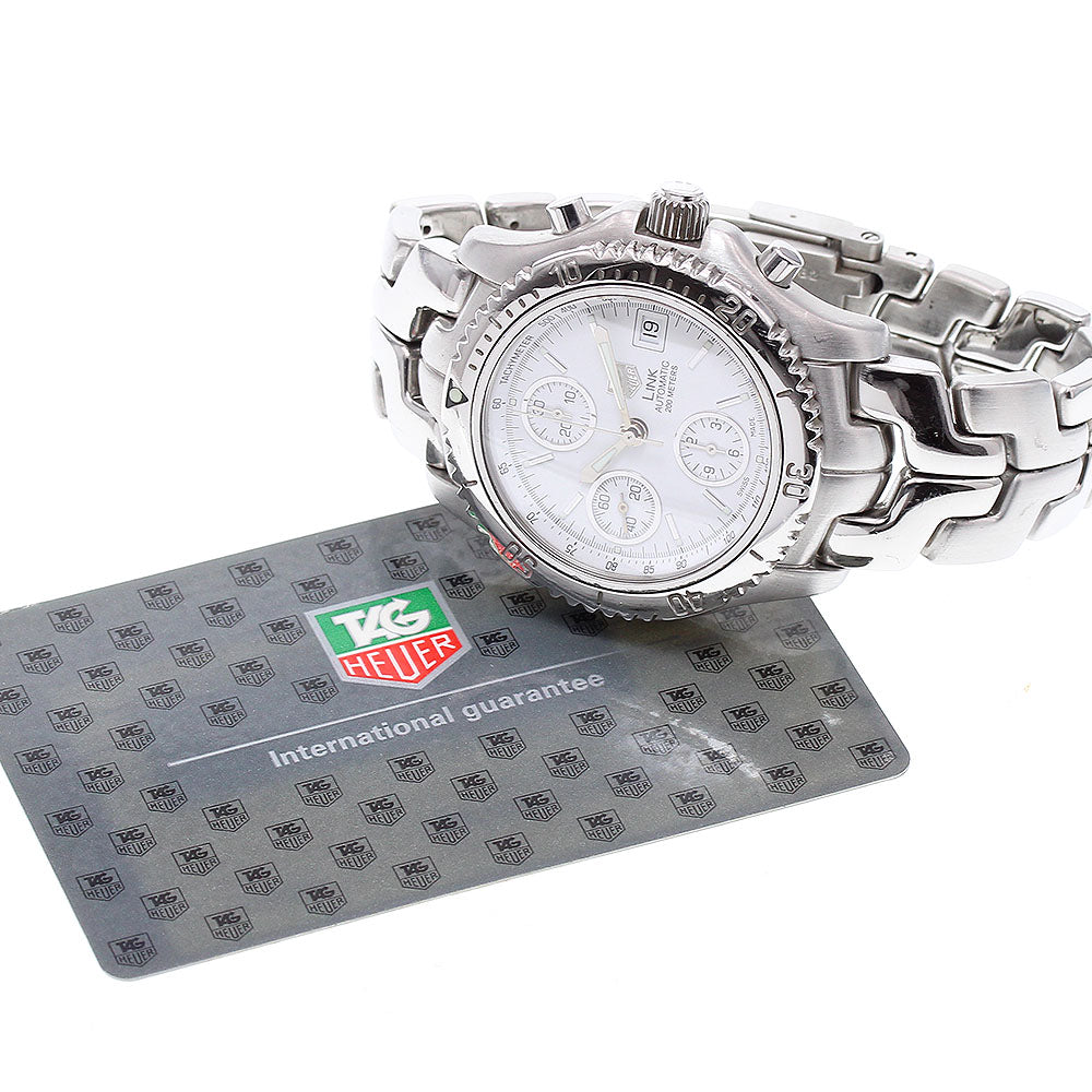 TAG HEUER Link CT2112 Chronograph white Dial Automatic Men's Watch_867313