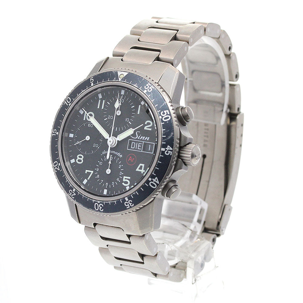 Sinn 103.TI.AR Day-Date Chronograph black Dial Automatic Men's Watch_867314