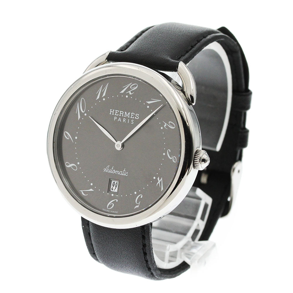 HERMES Arceau AR4.810 Date gray Dial Automatic Men's Watch_867325