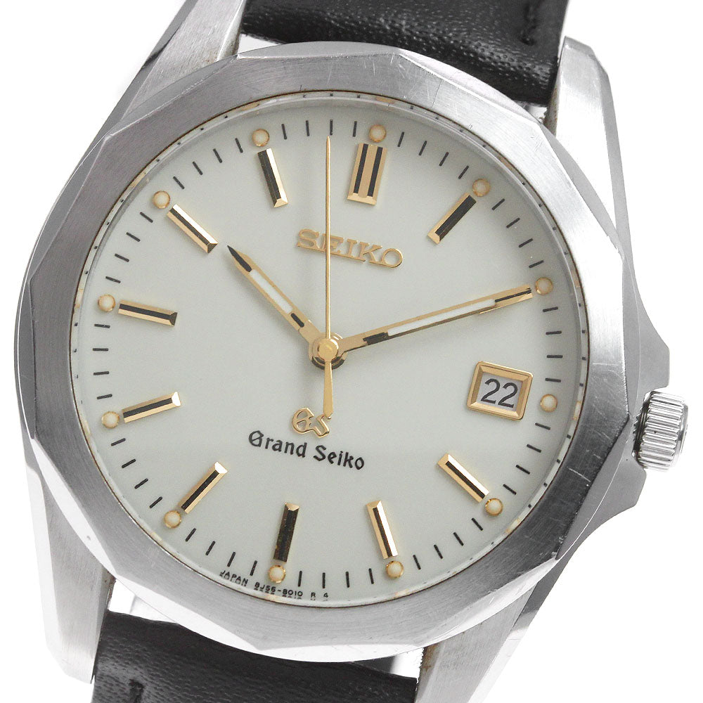 SEIKO Grand Seiko 8J56-8010/SBGF007 Date beige Dial Quartz Men's Watch_867364