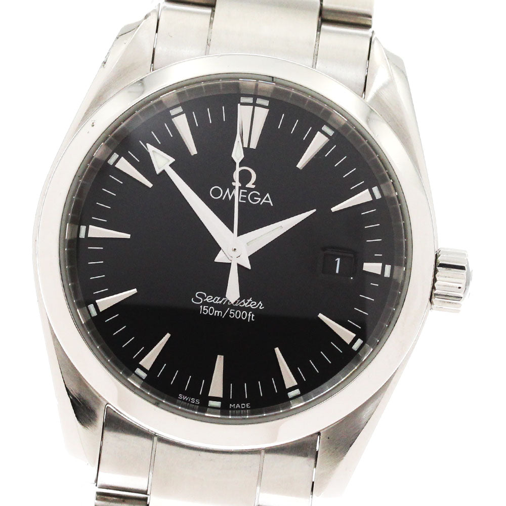OMEGA Seamaster Aqua Terra 2518.50 Date black Dial Quartz Boy's Watch_867370