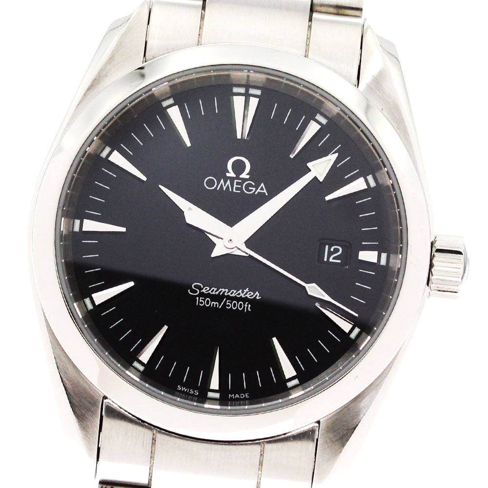 OMEGA Seamaster Aqua Terra 2518.50 Date black Dial Quartz Boy's Watch_867371