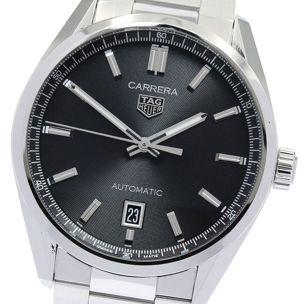 TAG HEUER Carrera Caliber 5 WBN2110 Date Black Dial Automatic Men's Watch_867408